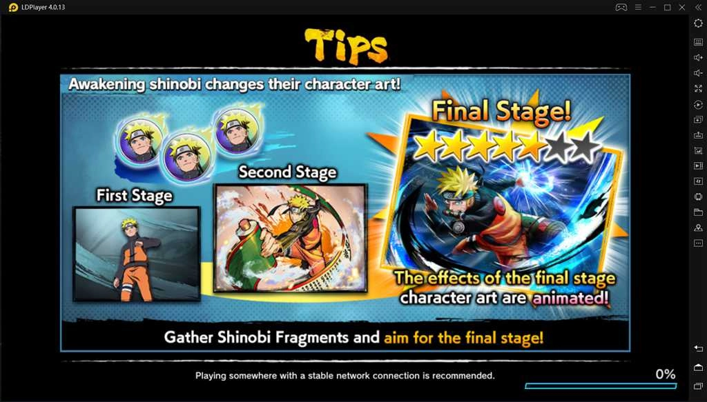 Awakening Shinobi Change their Character Art