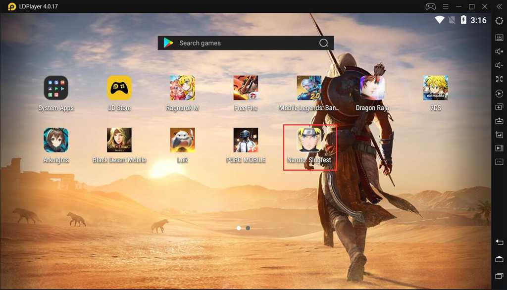Download Naruto Slugfest to LDPlayer on PC