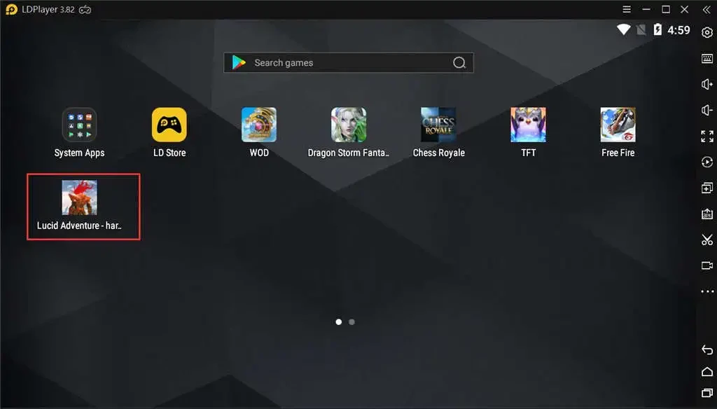 Install Lucid Adventure on the LDPlayer