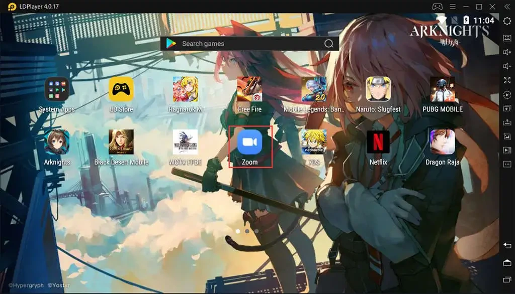 Install Zoom Cloud Meetings on LDPlayer