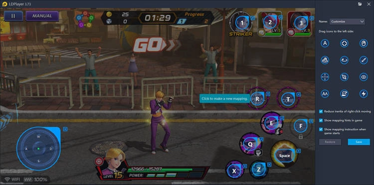 Set Keymapping for The King of Fighters ALLSTAR PC