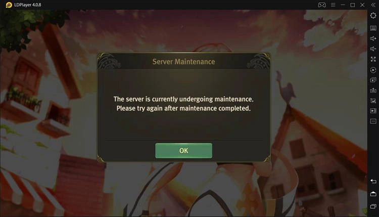 World Of Dragon Nest Server Maintenance
