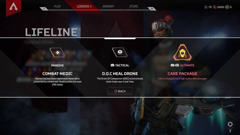 دليل شخصية Lifeline في لعبة Apex Legends Mobile