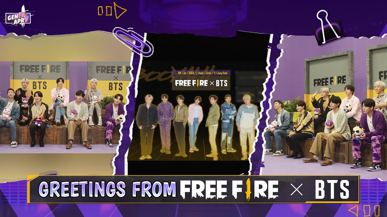 يتم نشر أحدث تعاون لـ Free Fire مع BTS