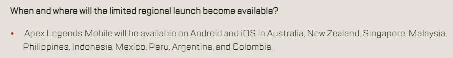 كيفية تنزيل وتشغيل Apex Legends mobile في مناطق أخرى غير متاحة