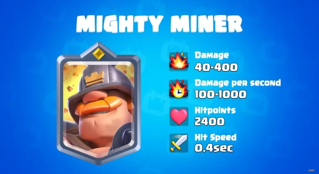 تعرف على أهم التغييرات في لعبة Clash Royale مع تحديث The Miner