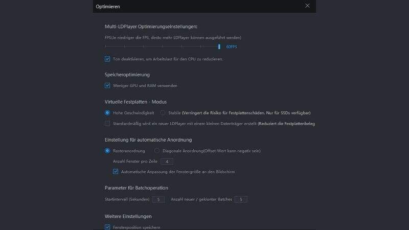 Wie man so viele Instanzen von LDPlayer wie möglich öffnet | Multiple LDPlayer-Optimierungen und Emulator-Parametereinstellungen