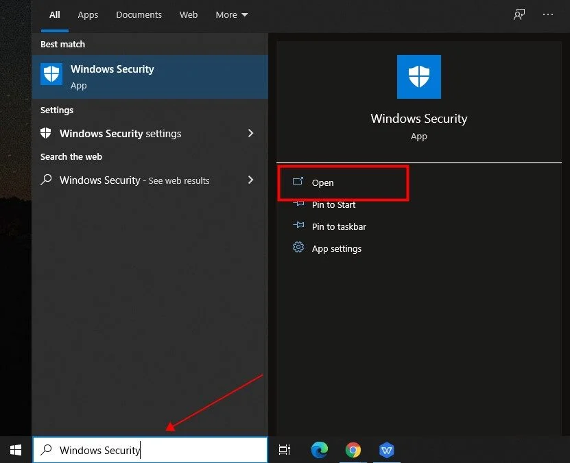 Deaktiviere Kern-Isolation in Windows Sicherheit