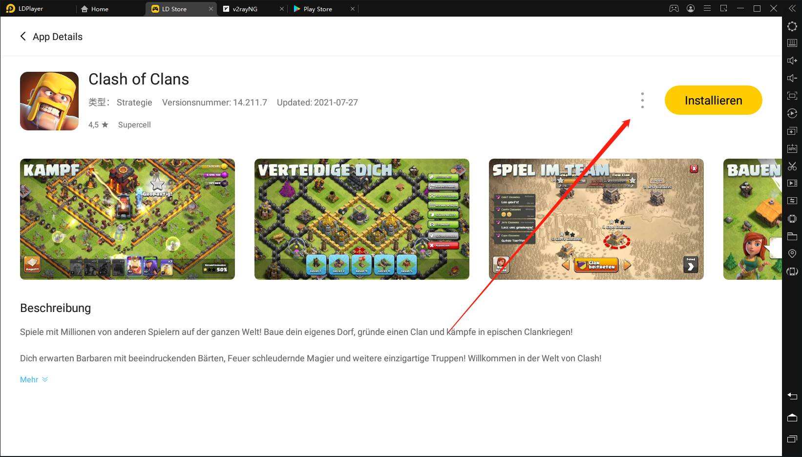 Die Inkompatibilität zwischen deinem PC und der Version auf Play Store