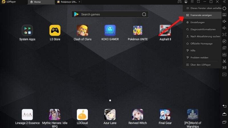 Wie man von LDPlayer angebotene FPS-Einstellungen verwendet