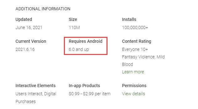 Die Inkompatibilität zwischen deinem PC und der Version auf Play Store