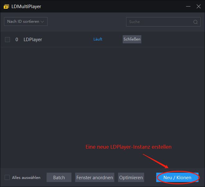 Die Lösung von dem Problem, dass LDPlayer nur bis 50% oder 94% lädt