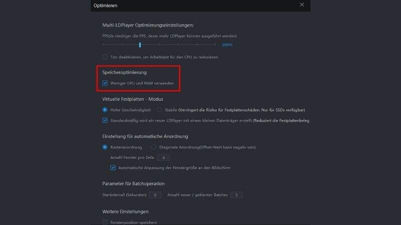 Hohe FPS/Grafik Setup Guide für Android-Emulatoren