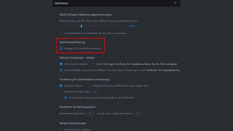 Hohe FPS/Grafik Setup Guide für Android-Emulatoren