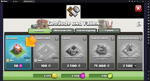 Clash of Clans Oktober Update - Änderung am Kasernensystem