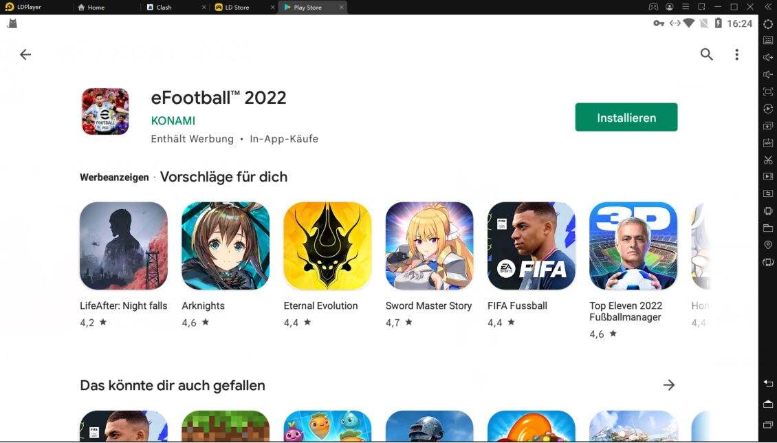 Wie spielt man Efootball 2022 auf PC