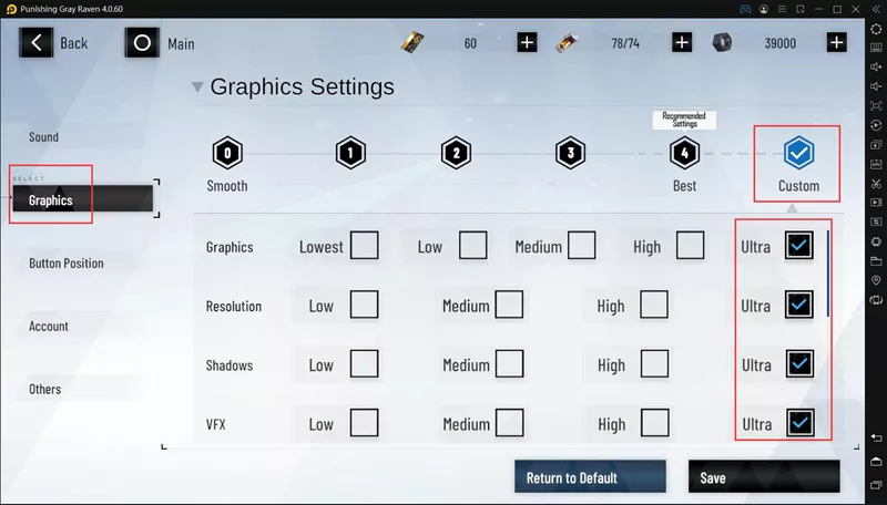 Play Punishing Gray Raven at 120 FPS with LDPlayer