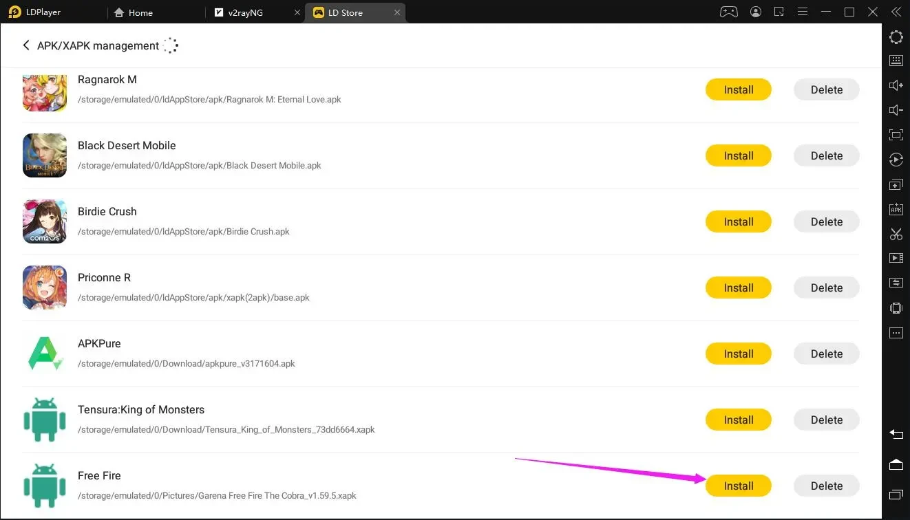 How to install XAPK on LDPlayer