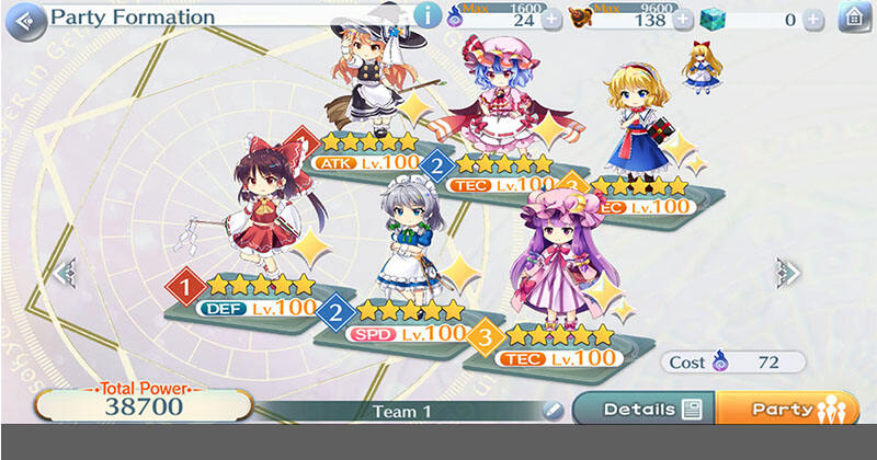 Touhou Lost Word Global Release English Gameplay is Now open to Preregister