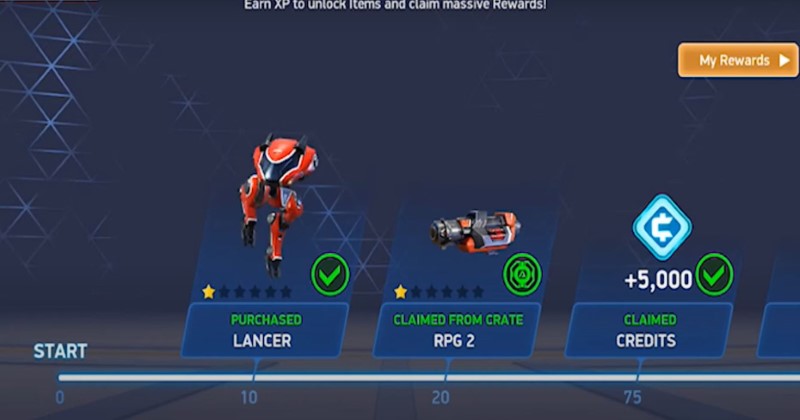robot arena mech showdown progression path 1