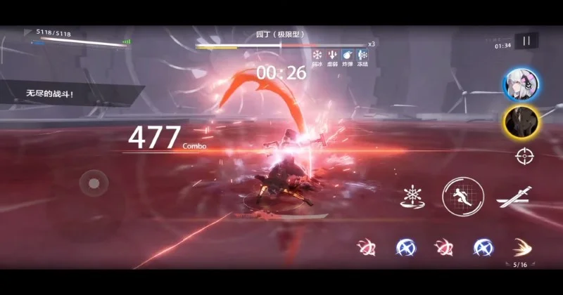 Punishing Gray Raven Combat