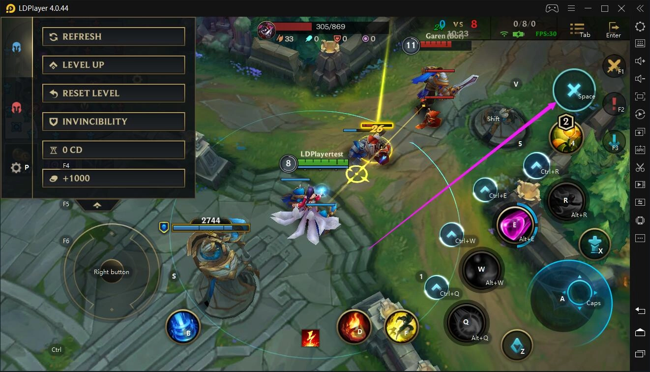 A detailed introduction to key mapping of League of Legends: Wild Rift