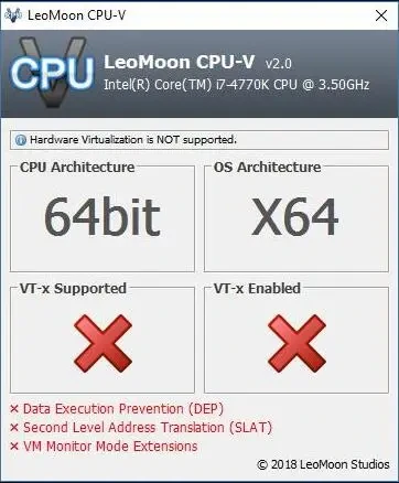 How to enable VT (Virtualization Technology)