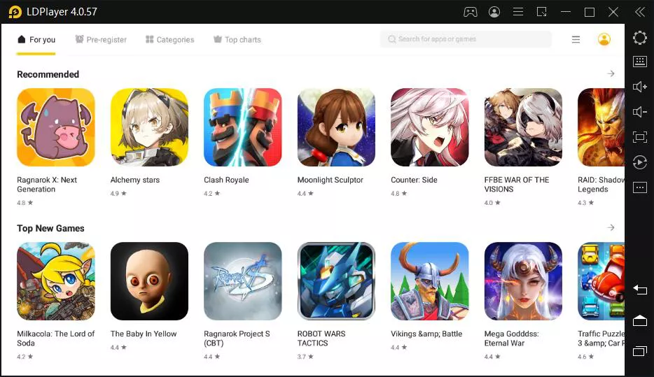 Find Games and Apps on LD Store