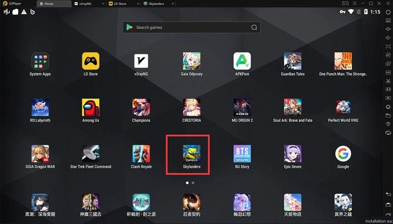 install Skylanders™ Ring of Heroes