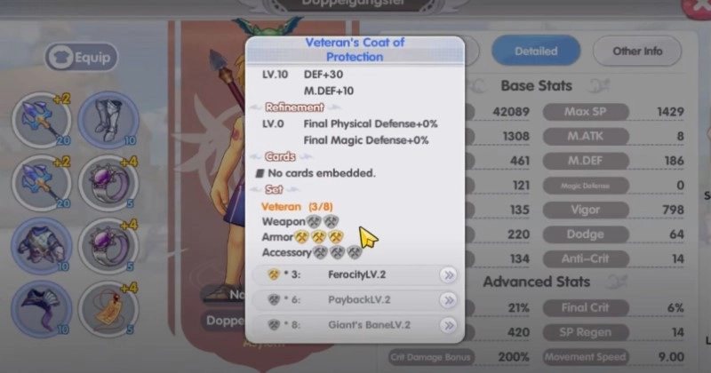 Ragnarok X Next Generation Armor