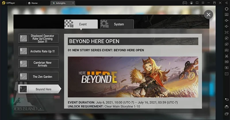 Arknights | Beyond Here Event is Releasing on 06th of July 2021