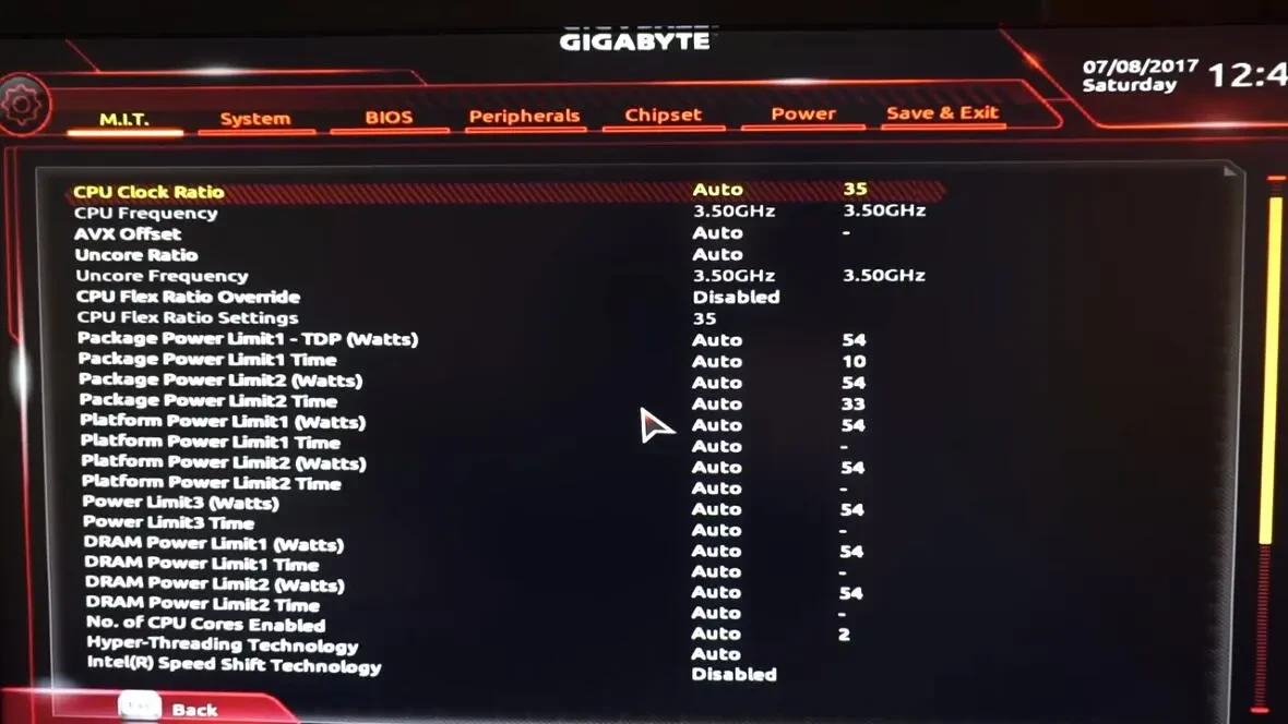 Enable Virtualization Technology (VT) on GIGABYTE computer and motherboard