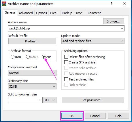 How to form a XAPK file