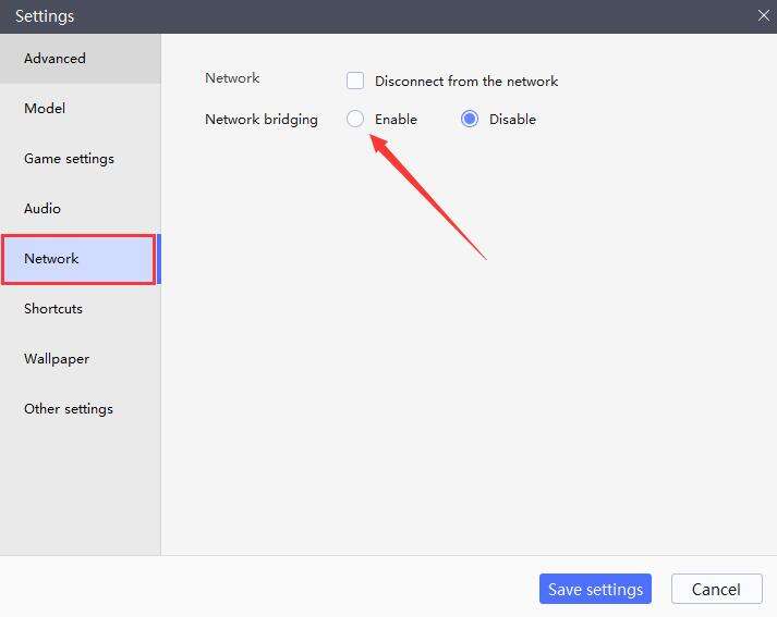 How to set up network bridging on the Android emulator LDPlayer