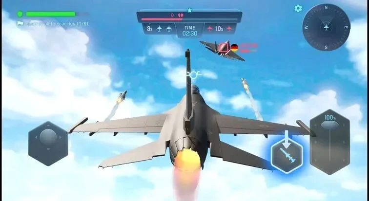 Sky Warriors: Airplane Combat Game