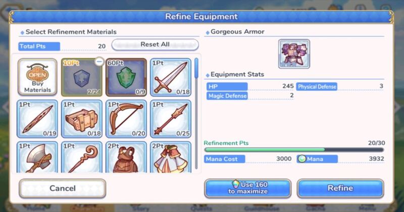 How to Improve and Upgrade your Characters and Equipment in Princess Connect! Re: Dive