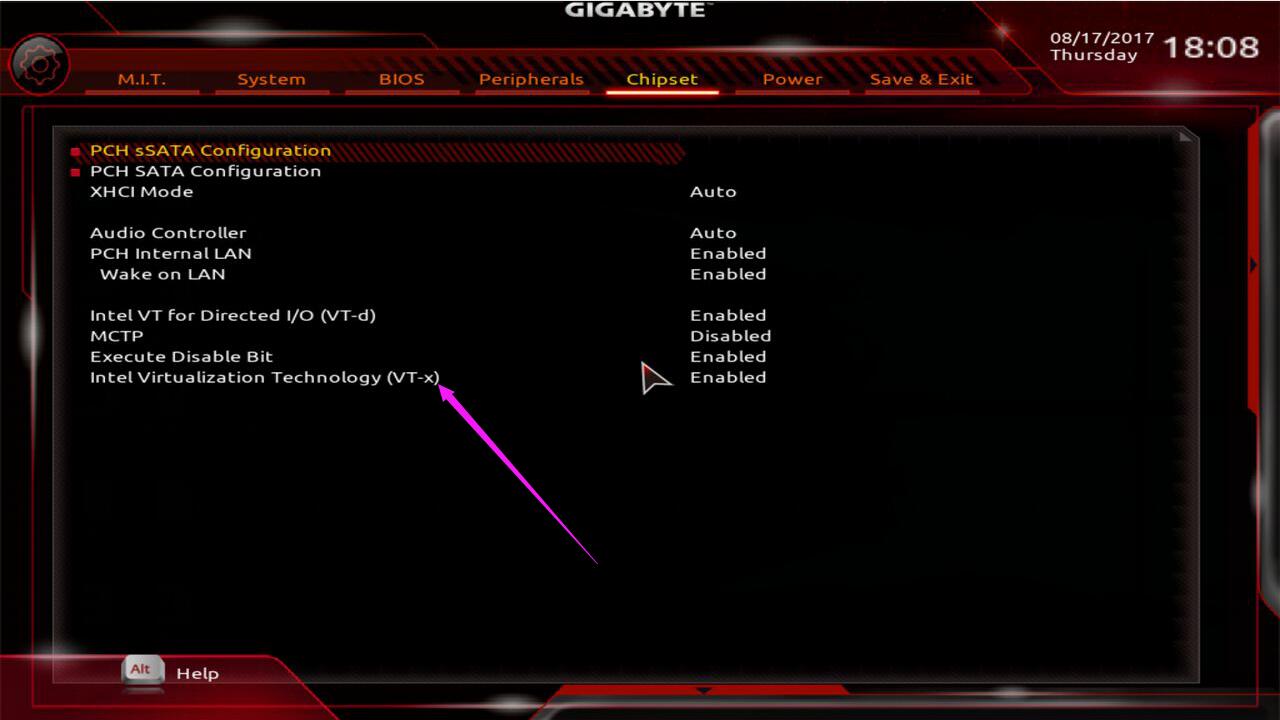 Enable Virtualization Technology (VT) on GIGABYTE computer and motherboard