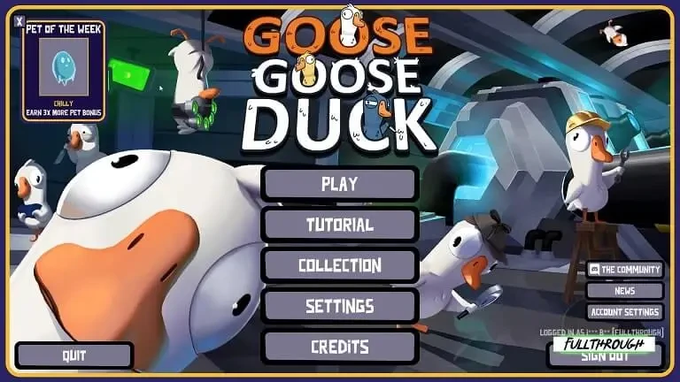 Goose Goose Duck Gameplay