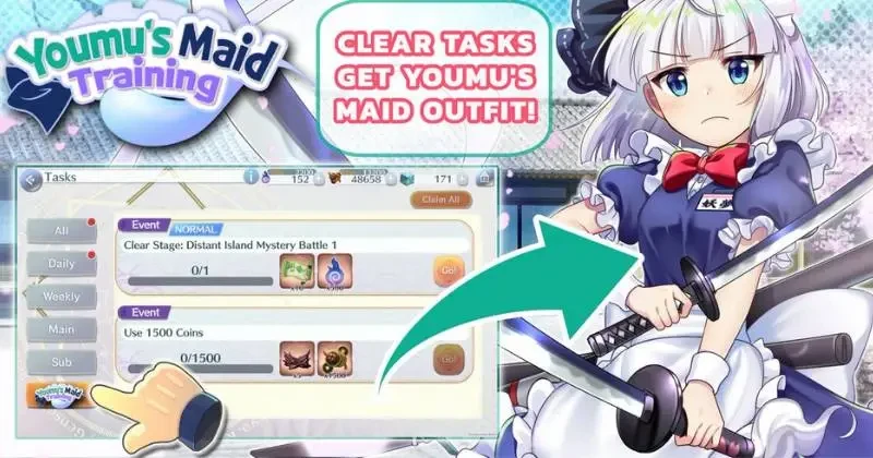 Touhou Lost Word | Guide for Youmus Maid Training - 21st May 2021 to 18th June 2021