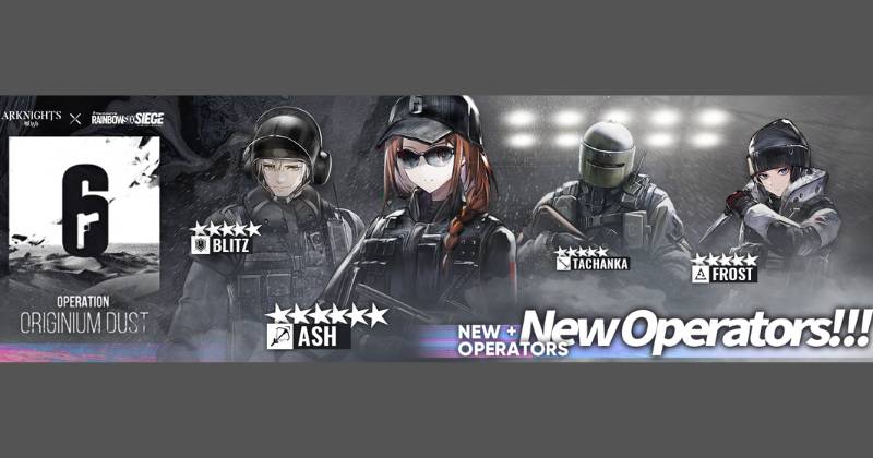 Arknights Operation Originium Dust Collaboration on Rainbow Six Siege