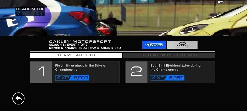 Grid Autosports Career Mode