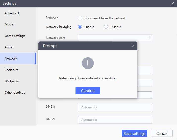 How to set up network bridging on the Android emulator LDPlayer