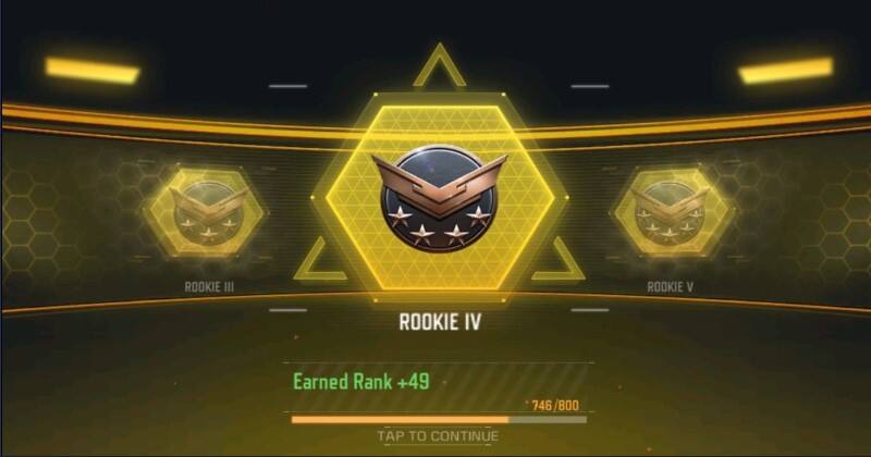 COD - Mobile Ranking System Rookie