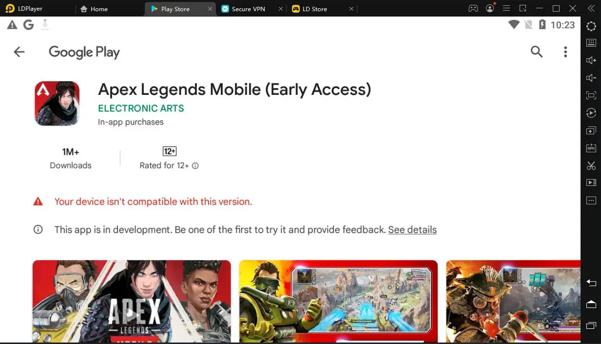 How to Solve Apex Legends Mobile Device Not Compatible Problem in LDPlayer