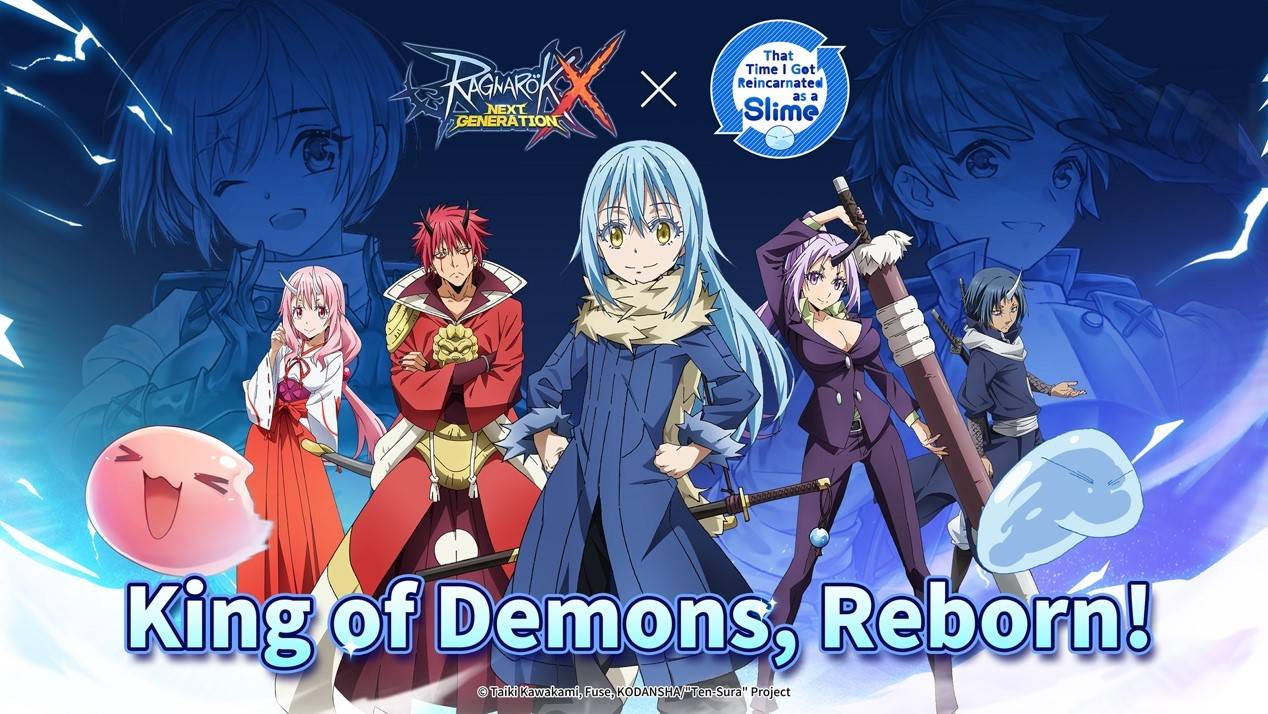 Ragnarok X: Next Generation's Collaboration with Hit Anime “That Time I Got Reincarnated as a Slime” is Now Live!