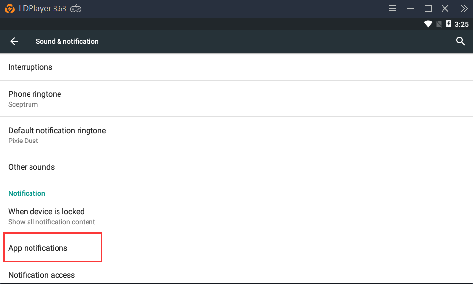 Turn off notifications on your LDPlayer to reduce CPU usage