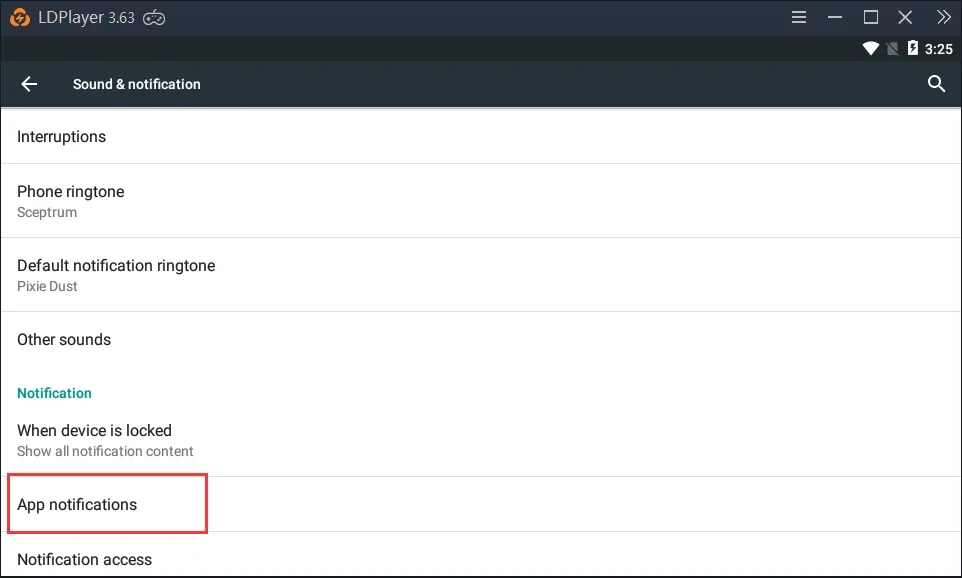 Turn off notifications on your LDPlayer to reduce CPU usage