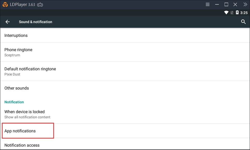 Turn off notifications on your LDPlayer to reduce CPU usage