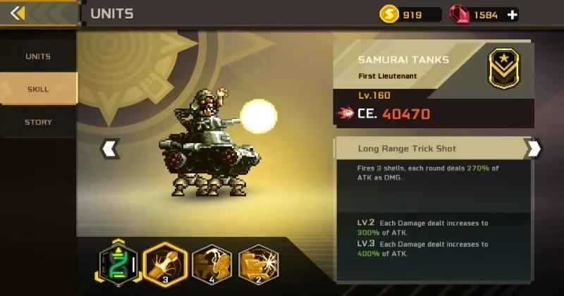 Metal Slug Commander Best Starter Commanders - Samurai Tanks