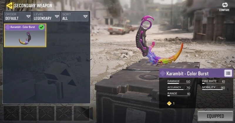 CODM-KARAMBIT-STATS
